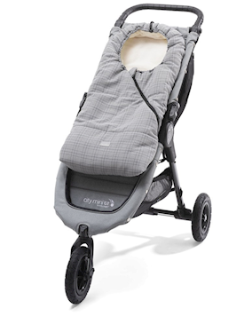 Nuvita AW Junior Pop bundazsák 100cm - Eco Black Leather / Beige - 9635