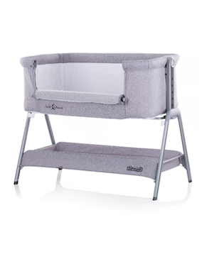 Chipolino Sweet Dreams szülői ágyhoz csatlakoztatható kiságy - Grey 2020