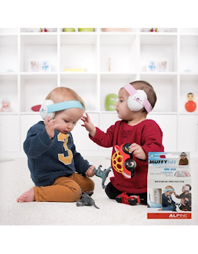 Alpine Muffy Baby fültok csecsemőknek fekete