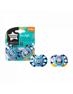 Tommee Tippee Fun játszócumi 6-18 hó (2db)