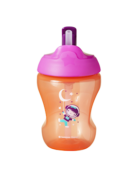 Tommee Tippee Straw Cup szívószálas itatópohár lány 230ml