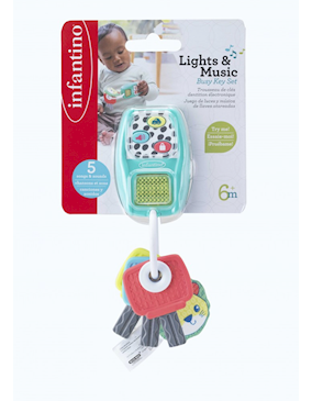 Infantino Lights & Music kulcstartó