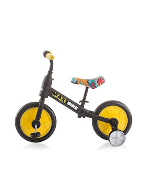 Chipolino Max Bike bicikli segédkerékkel - Yellow 2021