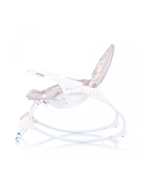 Chipolino Enjoy rezgő-zenélő pihenőszék 9 kg-ig - Beige