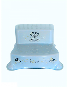 Lorelli Disney mintás lépcsős fellépő - Mickey Minnie Love Light Blue