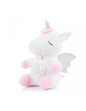 Chipolino projektoros zenélő plüss játék - Unicorn