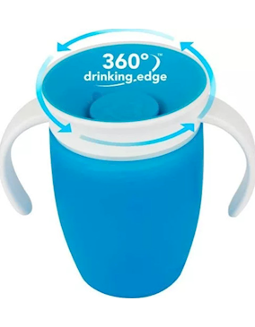 Munchkin Miracle 360 Itatópohár 200ml - kék