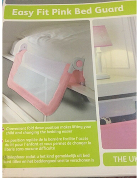 Lindam legurulásgátló pink