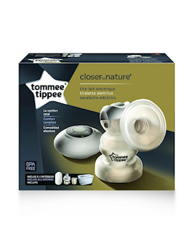 Tommee Tippee elektromos mellszívó + ajándék Sangenic TEC pelenkacsomagoló vödör - rózsaszí